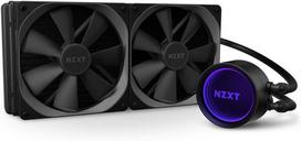 Nzxt Kraken Liquid Cooler X63 280 mm - Rl-krx63-01 - Aio Rgb Cpu skystinis aušintuvas - besisukantis begalybės veidrodžio dizainas - valdomas Cam V4 - Aer P 140 mm, aušinimo ventiliatorius (2 įtraukti)