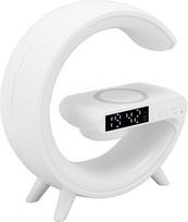Nešiojamas Bluetooth garsiakalbis su belaidžiu įkrovikliu ir Led lempute