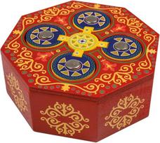 Philos 5532 Magic Box Okto, paslapčių dėžutė, dovanų dėžutė, dėlionės dėžutė, triukų žaidimas, mąstymo ir galvosūkių žaidimas
