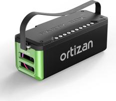 Ortizan Bluetooth kolonėlė M10 Party Box Bluetooth Boombox, 100 W Muiskbox su Ipx7 atsparumu vandeniui, Led lemputėmis, Pro Eq, Dsp, Power Bank, Tf kortele, Aux