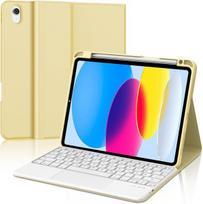 Winchking klaviatūra, skirta ipad 10 kartos 10,9 colio 2022, dėklas su klaviatūra, skirtas ipad 10 kartos, dangtelis su jutikliniu kilimėliu, bluetooth klaviatūra, magnetinis, nuimamas, itališkas qwerty išdėstymas, skirtas ipad 10