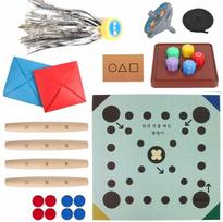 Kauliukai Gonggi Conggi Gong-gi Squid Game su stovu, 12 vnt.
