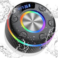 Xuevcn bluetooth garsiakalbis dušui, mažas muzikos grotuvas su šviesos efektais, ip67 atsparus vandeniui, nešiojamas bluetooth garsiakalbis su dirželiu, tinkama dovana mergaitėms ir berniukams