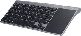 Ciciglow belaidė jutiklinė klaviatūra 59 klavišai 2.4ghz multimedijos klaviatūra su 1200 Dpi multitouch jutikliniu kilimėliu itin plona, skirta Pc nešiojamam kompiuteriui išmaniajam televizoriui