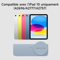 Pankeybd klaviatūros dėklas, skirtas ipad a16 2025 ir ipad 10th generation 2022, 7 spalvų apšvietimas, multi-touchpad, magnetinis plūduriuojantis dizainas, azerty, baltas