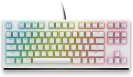 Alienware Aw420k tenkeyless žaidimų klaviatūra - mechanical cherry mx red switch, rgb apšvietimas (alienfx), usb, kompaktiškas dizainas, anti-ghosting, n-key rollover, qwertz vokiečių - lunar light