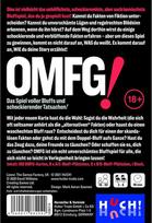 Huch! | 882042 | Omfg! | žaidimas, pilnas blefų ir šokiruojančių faktų! | vakarėlių žaidimas | 18+ ne jaunimui | 3-8 žaidėjams nuo 18 metų | ar galite atskirti faktus nuo fikcijos?