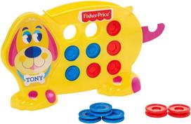 Fisher-price Gwn53 - Tic Tac Tony: šunelis, atitinkantis 3 žaidimus, skirtas mokymuisi ir žaidimui, vaikiškas žaislas vaikams nuo 2 metų