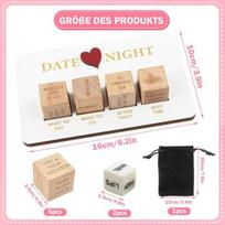Atsgjln date night dice german, pasimatymo idėjos poroms, pasimatymo kauliukų žaidimas, kauliukų žaidimai suaugusiems su juodu maišeliu