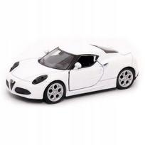 Alfa Romeo 4c 1:34 metalinis modelis Welly baltas