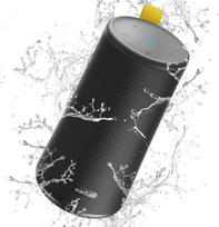 Earfun Uboom bluetooth garsiakalbis, 24 w gilus žemų dažnių garsas, 360° stereo garsas, ipx7 apsauga nuo vandens, mini muzikos grotuvas, nešiojamas, usb-c greitas įkrovimas belaidis garsiakalbis, 16 valandų grojimo laikas naudojimui patalpose ir lauke