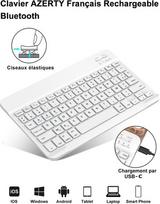 Fogari klaviatūra, skirta ipad 10th generation 2022 | azerty belaidė bluetooth klaviatūra | klaviatūros dėklas, skirtas ipad 10th gen 10.9 colių - a2696/a2757/a2777, rožinio aukso