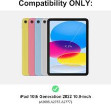Fogari dėklas su klaviatūra, skirtas Ipad 10 kartos 2022/11 kartos A16 2025 (10,9/11 colių), Qwertz vokiečių magnetinis nuimamas klaviatūros dėklas, skirtas Ipad 11-ai/10-ai kartai, geltonas