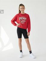 Sinsay - Oversize NBA džemperis su „Chicago Bulls“ spauda - raudona