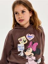 Sinsay - Medvilninis sportinis nertinis su atspaudu Minnie Mouse - ruda