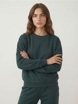 Sinsay - Basic crewneck džemperis - melsvai žalia