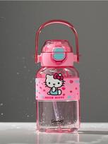 Sinsay - Gertuvė su rankenėle ir šiaudeliu Hello Kitty - multicolor