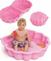 SMĖLIO DĖŽĖ UŽDARAS BASEINAS 2in1 PLASTIKINĖ DIDELĖ + ŽAISLAS