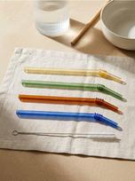 Sinsay - Stikliniai šiaudeliai su valymo šepetėliu 5 pakuotė - multicolor