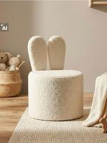 Sinsay - Teddy pufas su zuikio ausimis - kreminė