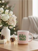 Sinsay - Kalėdinis puodelis su užrašu „Jingle Bells“ - raudona
