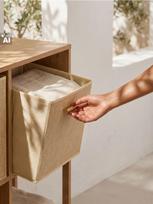 Sinsay - Laikymo dėžė su pintu priekiu - kūno spalva