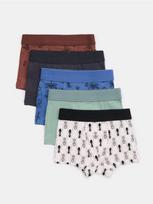Sinsay - Medvilninės bokserės su vabzdžių raštu 5 pack - multicolor