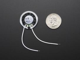 Adafruit mini metalinis garsiakalbis su laidais - 8 omai 0.5w
