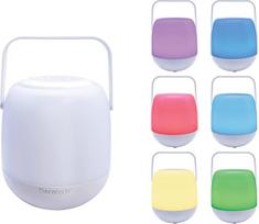 Lexibook Decotech Btl710 Bluetooth Bluetooth garsiakalbis kelionėms, atsparus vandeniui, įkraunama baterija, baltas/daugiaspalvis
