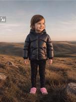 Sinsay - Siūta puffer striukė su kapišonu - juoda