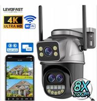 Kompiuterio (WEB) kamera Lauko pasukama wifi kamera 9mp 8x zoom icsee ultra hd