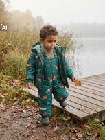 Sinsay - Slidinėjimo kelnės su petnešomis - tamsiai žalia