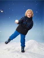 Sinsay - Slidinėjimo kelnės su petnešomis ir šviesą atspindinčiais elementais - indigo