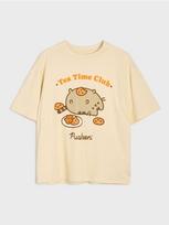 Sinsay - Medvilniniai marškinėliai su spauda Pusheen the Cat - kūno spalva