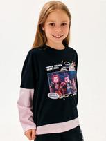 Sinsay - Dvisluoksniai medvilniniai marškinėliai su spaudiniu K-Pop Demon Hunters - multicolor