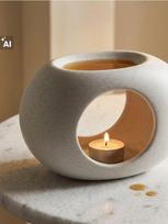 Sinsay - Keraminė aromatinė lempa - balta