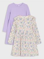 Sinsay - Medvilninės suknelės 2 vnt - multicolor