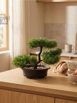 Sinsay - Dekoratyvinis augalas – bonsai medis - žalia