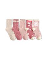 Sinsay - Kojinės su triušio motyvu 5 pack - multicolor