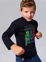 Sinsay - Medvilniniai marškinėliai su spauda Lego Ninjago - juoda