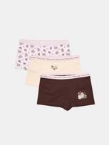 Sinsay - Medvilninės trumpikės su raštu 3 pack Pusheen the Cat - multicolor