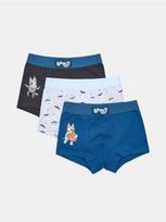 Sinsay - Medvilniniai bokseriai su Helovino motyvu Bluey 3 pack - multicolor