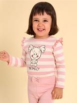 Sinsay - Medvilninis smėlinukas su raukiniais Mini Smiley® - kreminė