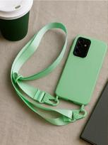 Sinsay - Dėklas su dirželiu Samsung S24, S24 Ultra - green spruce