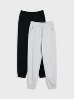 Sinsay - Loose fit jogger sportinės kelnės 2 pack - šviesiai pilka
