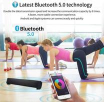 Yangers belaidė bluetooth 5.0 garso juosta televizoriui su nuotolinio valdymo pulteliu, tikra belaidė 20w usb įkraunama, įmontuotas mikrofonas namų kinui, audio, pc, tv, telefonui, nešiojamam kompiuteriui