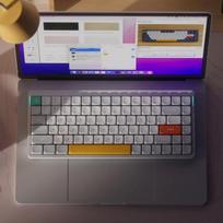 Nuphy Air75 V2 belaidė mechaninė klaviatūra, 84 klavišų Rgb Hot-swap klaviatūra, palaiko Bluetooth 5.1, 2.4g ir laidinį C tipo jungtį, skirta Pc/laptop/windows/mac – White Gateron Wisteria Switch