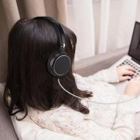 Snufeve6 Hifi laidinės ausinės muzikai, draugiškos odai, sulankstomos ir kompaktiškos su reguliuojamu lankeliu berniukams ir mergaitėms filmams ar muzikai mėgautis