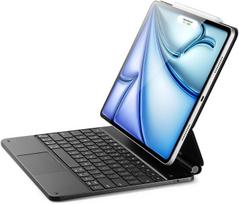 Esr Ipad klaviatūra su dėklu, skirta Ipad Air 13 colių (m2 2024), Ipad Pro 12.9 2022/2021, magnetinis klaviatūros dėklas, laisvai plaukiojantis stovo dizainas, kelių lietimų valdymo blokas, (us English) juodas