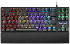 Mars Gaming Mkxtklbpt, itin kompaktiška mechaninė Tkl Rgb klaviatūra, riešo atrama, Outemu Sq Blue jungikliai, portugalų kalba